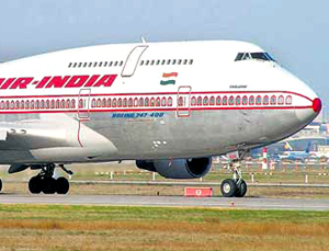 Air India flight from Jeddah